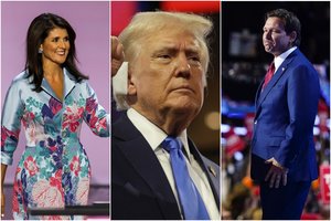 Respublikonų partijos suvažiavime N. Haley ir R. DeSantisas dar kartą patvirtino paramą D. Trumpui