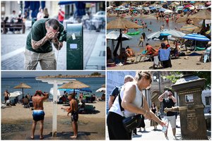 „Tarsi orkaitėje“ – Europą apgaubė ekstremali, 40 laipsnių perkopusi kaitra: atsakė, ar ji pasieks Lietuvą