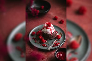 Dieviški šokoladiniai pyragėliai su avietėmis: atgnybus šaukšteliu įdaras bėga it lava