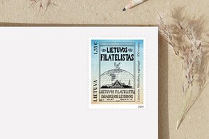Duoklė Lietuvos filatelistų bendruomenei: pašto ženkle įamžintas veiklos šimtmetis