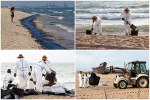 Turistų itin pamėgti Valensijos paplūdimiai – uždaryti: smėlį padengė naftos produktai