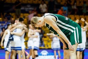 Lietuvos dvidešimtmečių krepšininkų svajonė Europoje pasigriebti medalį – žlugo: ketvirtfinalyje gavo nokautą nuo graikų