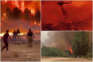 Turistų pamėgtame Turkijos kurorte – tikras pragaras: nevaldomos liepsnos jau pasiekė gyvenamuosius rajonus