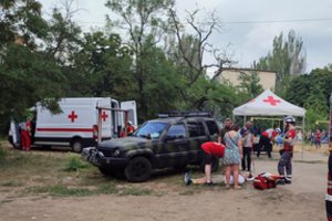 Žiauri Rusijos ataka Mykolajive: smogė į vaikų žaidimo aikštelę, pranešama apie žuvusiuosius