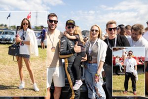 Palangos lenktynėse – stilingi žinomi žmonės: Viktorija Siegel dėmesį kaustė rankose laikydama itin prabangią rankinę