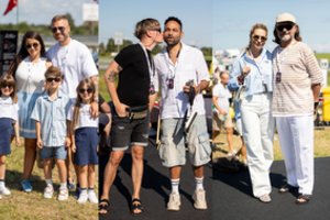 Palangos lenktynės įkaito: VIP svečiai ir Ąžuolo Misiukevičiaus bučinys mylimajam prancūzui