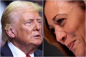 D. Trumpo komanda ruošėsi J. Bideno pasitraukimui: iškart pradėjo aršų puolimą prieš K. Harris