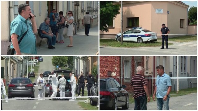 Vaizdai iš įvykio Kroatijos slaugos namuose: įtariamas šaulys šūvius paleido ir savo motiną