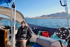 Link Šiaurės ašigalio plaukiantis K. Juška papasakojo apie pirmas kelionės dienas ir iššūkius