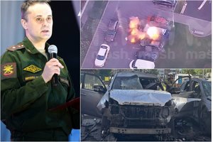 Rusijoje sprogo aukšto rango karinio pareigūno automobilis
