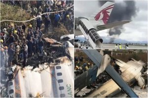 Nepale sudužus lėktuvui, žuvo 18 žmonių, išgyveno tik pilotas