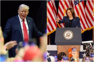 JAV užvirė nauja dvikova: tarp K. Harris ir D. Trumpo – aršios atakos, respublikonas pateikė skundą
