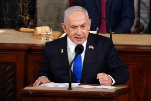 Izraelio premjeras B. Netanyahu paragino sudaryti pasaulinį aljansą prieš Irano „teroro ašį“