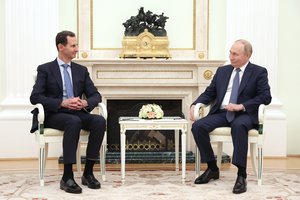 V. Putinas Maskvoje susitiko su Sirijos prezidentu B. al-Assadu