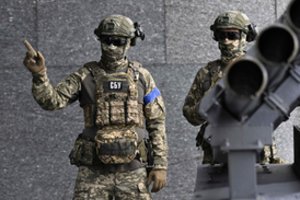 Ukrainos saugumo tarnyba sulaikė rusų žvalgybos remiamą grupuotę: tarp jos taikinių – Lietuva