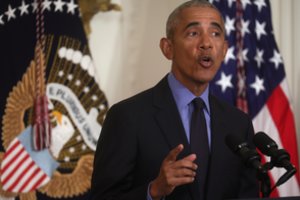 Dar viena gera žinia K. Harris politinei kampanijai: paramą išreiškė B. Obama