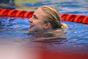 Rūta Meilutytė ir vėl olimpinėje distancijoje – ne pirma, tačiau prasimušė į pusfinalį