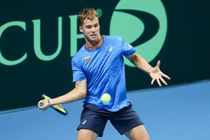 Be titulo, bet su neįtikėtina patirtimi: V. Gaubas finale krito prieš italą