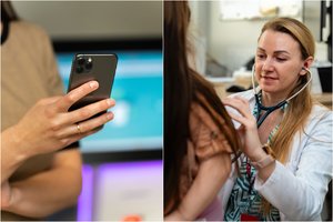 Antakalnio poliklinikoje toliau diegiamos inovacijos: pristato eilių valdymo mobiliąją programėlę