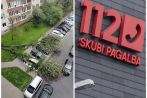 Labiau už audros padarinius vilnietį pribloškė Bendrasis pagalbos centras: „Pasirodė visu gražumu“