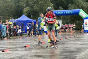 Vasaros biatlono varžybose Nemenčinėje dominavo J. Traubaitė ir V. Strolia