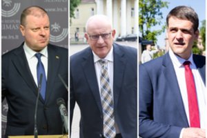 Apklausa: gyventojai palankiau atsiliepia apie S. Skvernelį, J. Pinskų ir R. Žemaitaitį