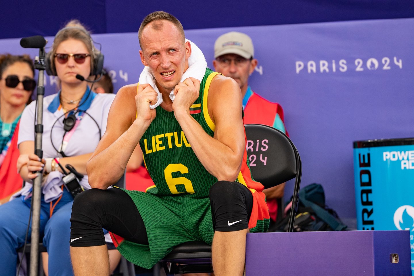 Lietuvos 3x3 rinktinės mačas su Latvijos atstovais.<br>K.Štreimikio/LTOK nuotr.