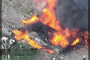 Ukrainoje sunaikinta dar viena rusiškos kovinės technikos retenybė