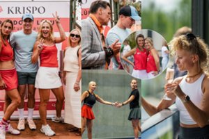 Teniso ir padelio turnyruose sužibėjo žinomos moterys: įkvėpė prancūziškos filosofijos