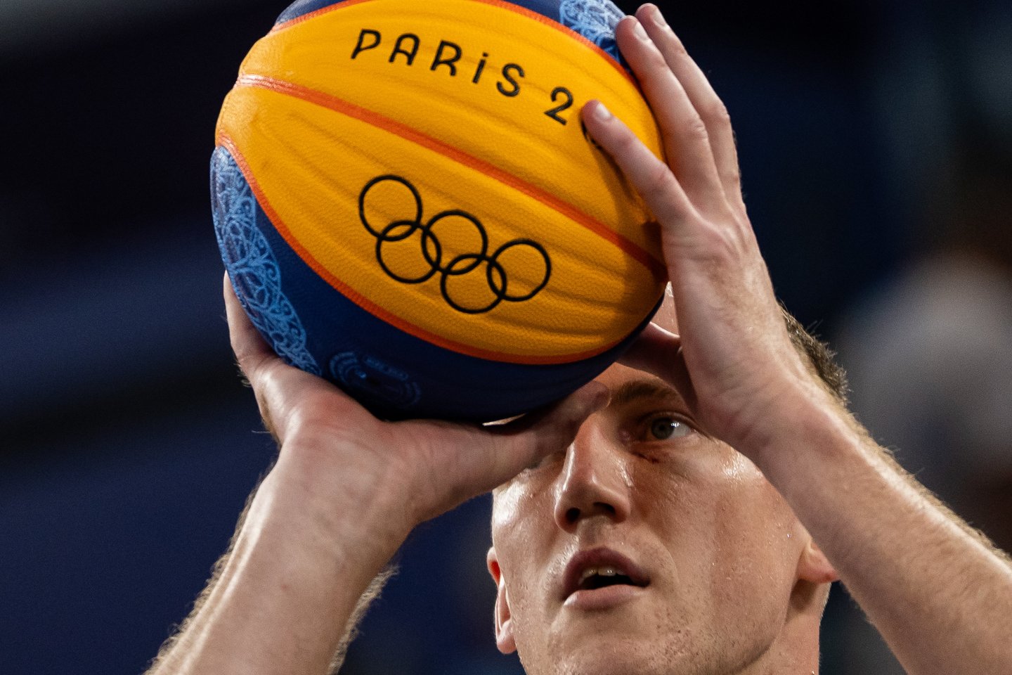 Lietuvos 3x3 rinktinė pralaimėjo Prancūzijai.<br> V.Dranginio/LTOK nuotr.