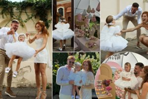 Dalios Belickaitės ir Edvino Šeškaus pirmagimė priėmė krikštą: iškėlė pasakišką šventę