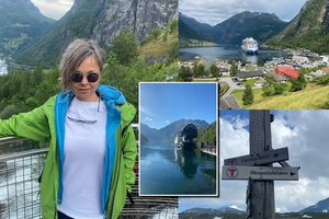 Audrė Kudabienė su vyru Norvegijos gamtą tyrinėjo neįprastu būdu: „Nereikia skaičiuoti pinigų, nes jų tiesiog neleidi“