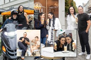 Neįprastų skanėstų degustacijoje Kaune – būrys žvaigždžių: atvyko ir Giulija su dukra