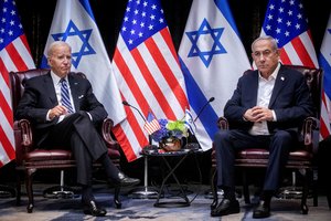 Po ginkluotų grupuočių vadų nužudymų J. Bidenas „labai tiesiai“ pasikalbėjo su B. Netanyahu