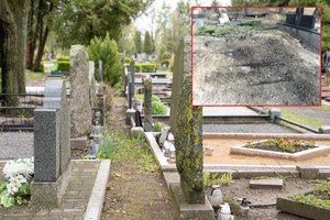 Pamatę sūnaus kapą vilniečiai nustėro: viskas išdraskyta, o kaltųjų – nėra