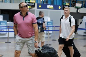 Tėčio krintantį olimpinį rekordą Paryžiuje matantis M. Alekna: „Norisi medalio“