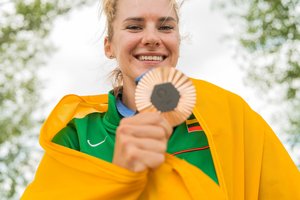 Aišku, kokią piniginę sumą V. Senkutei uždirbo olimpinis medalis