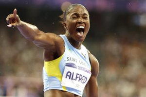 Greičiausia pasaulio moteris – Sent Lusijos sprinterė J. Alfred