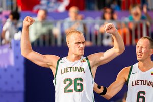 Lietuvos trijulių krepšinio rinktinė grupių etapą užbaigė skambia nata – įveikti serbai