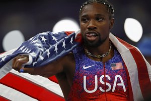 Amerikietis Noah Lylesas – greičiausias planetos žmogus