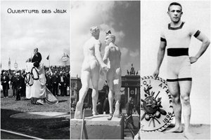 Sportas su menu tuokėsi ir skyrėsi: olimpinėse žaidynėse dėl medalių kurį laiką varžėsi ir menininkai