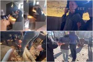 Rusija parodė filmuotą medžiagą, kaip buvo areštuoti per kalinių mainus iškeisti amerikiečiai