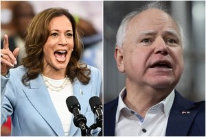 Kamala Harris pasirinko kandidatą į JAV viceprezidentus