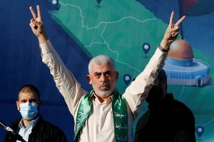 „Hamas“ naujuoju grupuotės politiniu vadovu paskelbė savo vadą Gazoje Yehya al-Sinwarą