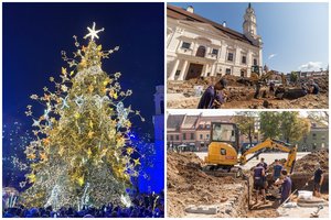 Kauno sprendimas nustebino ne vieną: šią žiemą Rotušės aikštėje Kalėdų eglės nebus