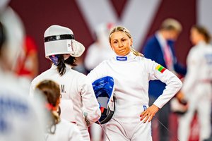 Neįspūdingas Lietuvos penkiakovininkių startas: fechtavimosi varžybose abi lietuvės daugiau pralaimėjo nei laimėjo