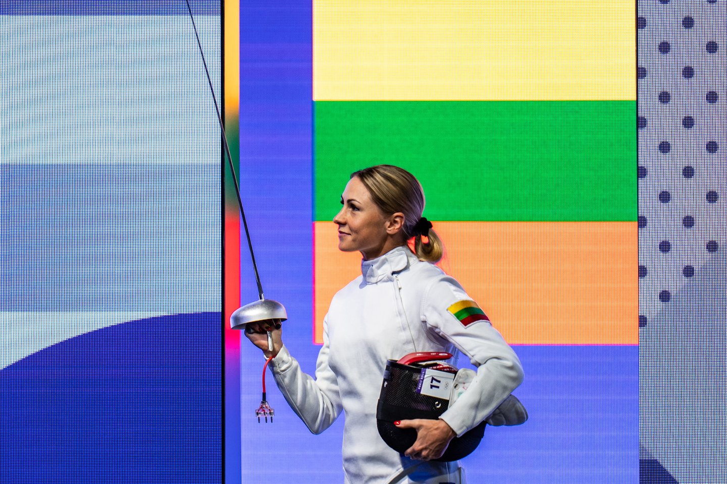 Šiuolaikinės penkiakovės pirmųjų varžybų akimirkos – lietuvės užfiksavo identiškus rezultatus<br>V.Dranginio/LTOK nuotr.