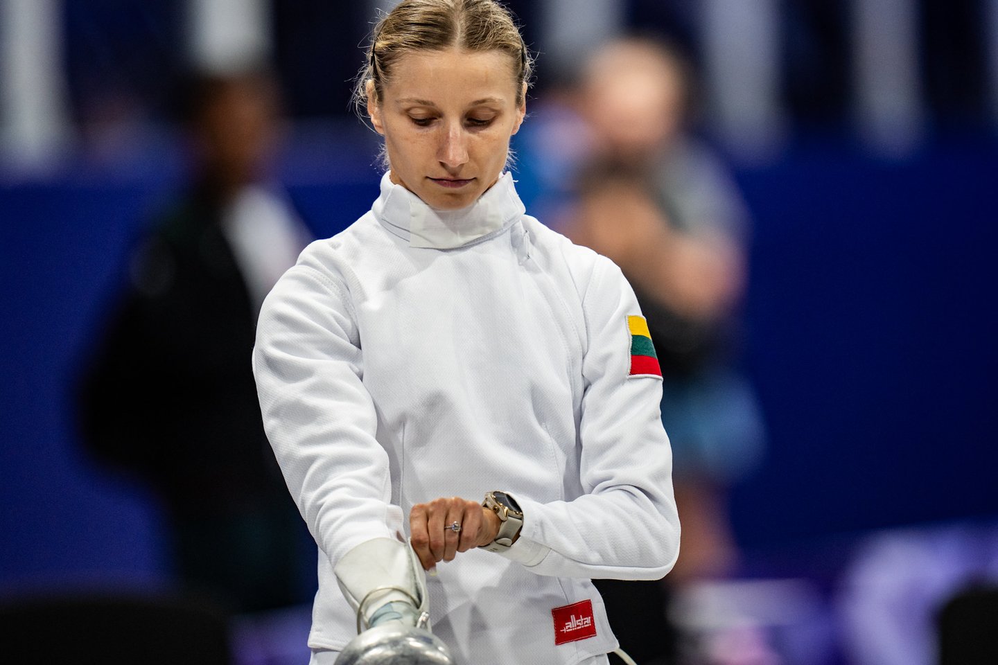 Šiuolaikinės penkiakovės pirmųjų varžybų akimirkos – lietuvės užfiksavo identiškus rezultatus<br>V.Dranginio/LTOK nuotr.