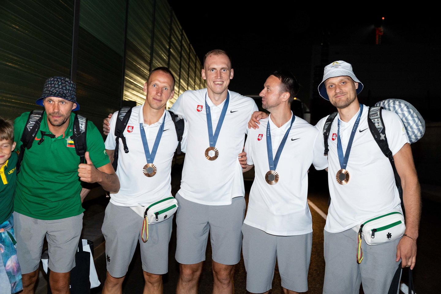 Lietuvos trijulių rinktinė iškilmingai sutikta Vilniuje <br>T. Bauro nuotr.