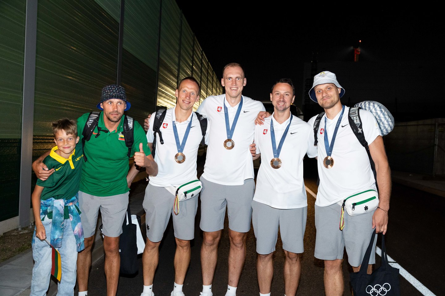 Lietuvos trijulių rinktinė iškilmingai sutikta Vilniuje <br>T. Bauro nuotr.